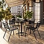 Flash Furniture Lila Indoor-Outdoor Restaurant Stack Chair, Black (TLH015CBK)~#|#~0CCE6706-0861-4E1C-8223E9310C5E3BD9_sc7