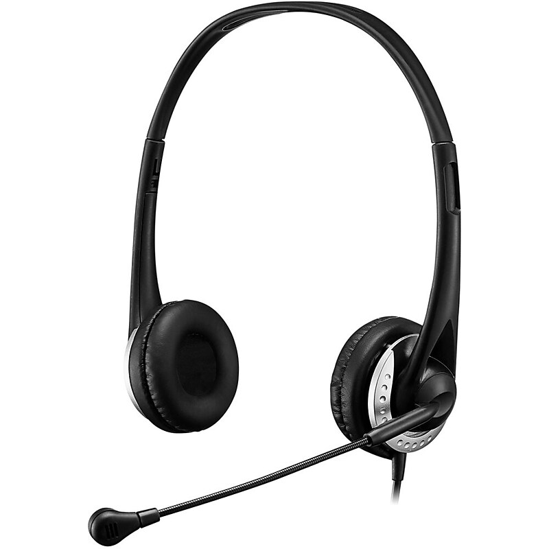 Adesso Xtream P2 Noise Cancelling USB On-Ear Headset, USB Type-A, UC Certified (XTREAM P2) image 1