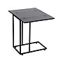 Household Essentials Jamestown 12"W x 19"D Laminate Side Table, Black Oak/Black (8194-1)~#|#~0CD067D8-D3E2-4748-B997812A6D7929EB_sc7