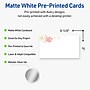 Avery Silver-Holly Sparkles Matte Blank Card, White, 80/Pack (S00-FHR)~#|#~0CD1C8FF-2A90-49BF-B592532BC1F88AEA_sc7