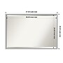 Amanti Art Hera Chrome Frame Wall Mirror, 25" x 37" (A42675343024)~#|#~0CD4044B-1864-4310-87CAA498FF6D6E67_sc7
