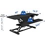 FlexiSpot 40"W Electric Adjustable Standing Desk Converter, Black (EM7L)~#|#~0CD5665F-E8F7-47D0-AA26C52C6EE656A5_sc7