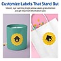 Avery Laser/Inkjet Round Scalloped Multipurpose Labels, 2.5" Dia., Bright Yellow, 90/Pack (94516)~#|#~0CDEC561-9C35-499F-A21CD16B19F7C913_sc7