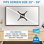 Mount-It! Full Motion TV Wall Mount with Gas Spring Arm, Supports 23" to 55" Screens, 50.6lbs. Max. (MI-444BLK)~#|#~0CE40300-A26C-4688-9C09677FF45FC55A_sc7