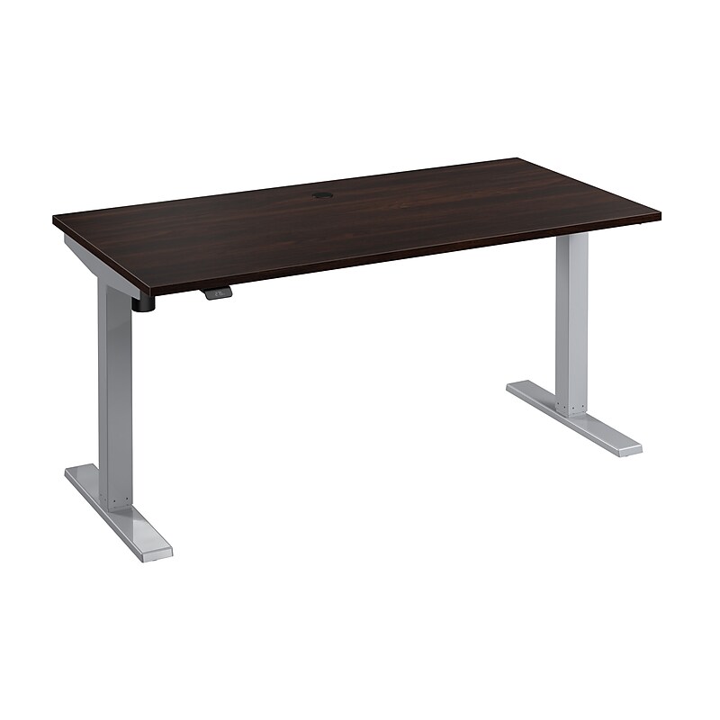 Bush Business Furniture Move 40 Series 60"W Electric Height Adjustable Standing Desk, Black Walnut/Cool Gray (M4S6030BWSK) image 1