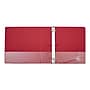 Staples Standard 2-Inch D-Ring Non-View Binder, Holds Up to 500 Sheets, Red/Burgundy, Durable Binder for Office & School~#|#~C53310F9-7768-44B8-80DD0D4A086630D1_sc7