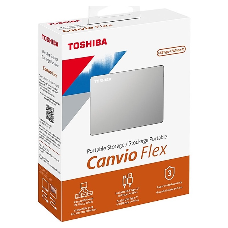 Toshiba HDTX110XSCAA Canvio Flex Portable Hard Drive image 1