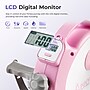 Sunny Health & Fitness Under Desk Smart Mini Exercise Bike, Pink (P2330)~#|#~0CF65705-9AB7-47D1-A2ED008786AF1C7A_sc7