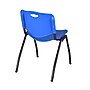 Regency Kobe 48" Flip Top Mobile Training Table- Grey & 2 'M' Stack Chairs- Blue~#|#~0CF6B397-930B-4A08-AA32CAEF28DF035C_sc7