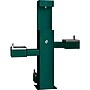 Global Industrial Outdoor Bottle Filler w/ Filtered Bi-Level Drinking Fountain & Pet Station, Green (761221GNF)~#|#~0CF9658D-C196-4166-A5020F3491C9DFEE_sc7