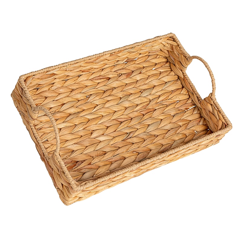 Household Essentials Water Hyacinth Handwoven Tray (HE1231) image 1