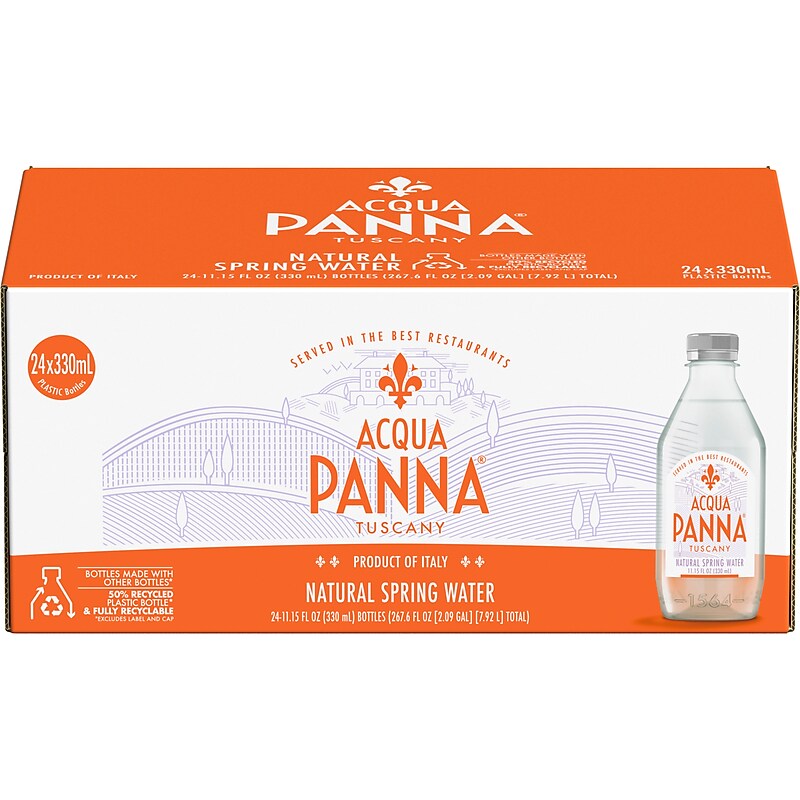Acqua Panna Tuscany Natural Spring Water, 11.15 oz., 24 Bottles/Carton (12430408) image 1