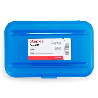 Staples Snap Plastic Cases, Blue (22860)