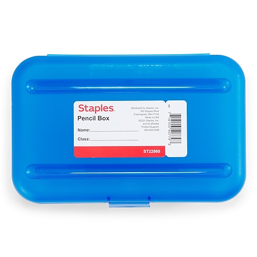Staples Snap Plastic Cases, Blue (22860)
