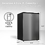 TCL Adjustable Shelves Refrigerator, 4.5 Cu. Ft., Silver (TRM45S4AV)~#|#~0D0A787C-EB91-4FFE-9DEFCD339A5756B1_sc7