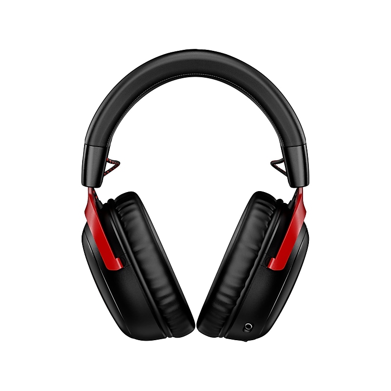 HP HyperX Cloud III Wireless Stereo Gaming Headset, USB Type-C, Black/Red (77Z46AA) image 1