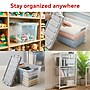 Staples 20 Qt. Latch Lid Storage Bin, Clear (270018/250296)~#|#~0D19AEDE-0384-4109-80955B63F09718DA_sc7