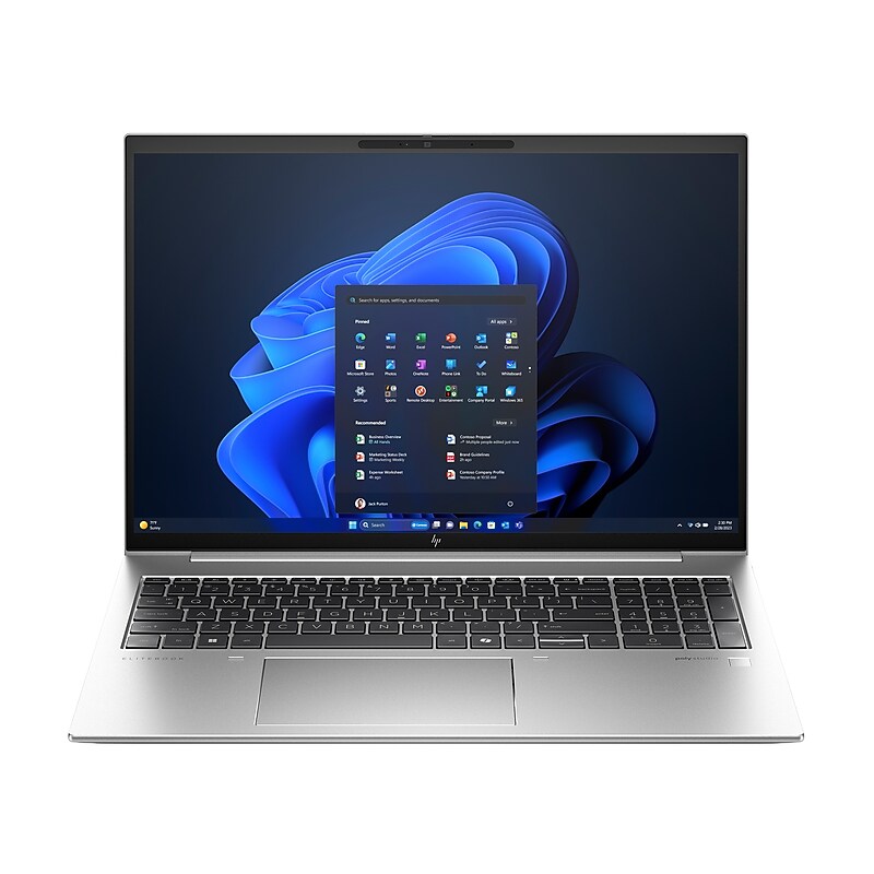 HP EliteBook 860 G11 16" LCD Laptop, Intel Core Ultra 7 155U 4.8GHz, 16GB RAM, 512GB SSD, Backlit Keyboard, Windows 11 Pro image 1