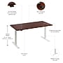 Bush Business Furniture Move 60 Series 60"W Electric Adjustable Standing Desk, Hansen Cherry (M6S6030HCWK)~#|#~0D1EAC95-8D5B-4DB7-94ED69040C4C02DB_sc7