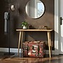 Household Essentials Medium Decorative Storage Trunk, Faux Leather and Metal Accents, Antique Brown (HH9245-1)~#|#~0D2327CC-9405-46E2-A60618C8B8E6D388_sc7