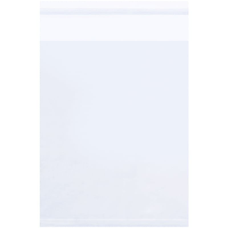 11" x 14" Reclosable Poly Bags, 1.6 Mil, Clear, 1000/Carton (PBR131) image 1
