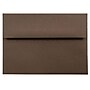 JAM Paper A7 Invitation Envelope 5 1/4" x 7 1/4", Chocolate Brown, 100/Pack (233711d)~#|#~0D27466F-D475-4B3A-9A62B5E1ABBBE37E_sc7
