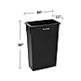 Alpine Industries Polypropylene Trash Can and Dolly, 69 Gallon, Black, 3/Pack (ALP477-BLK-3PKD)~#|#~0D294091-A9CD-4180-B8228AB370180533_sc7