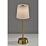Adesso Bobby LED Cordless Indoor/Outdoor Table Lamp, 14"H, Antique Brass (3076-21)~#|#~0D29A1B0-78CF-465B-AE7C8EA0CA9C33C3_sc7