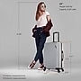 DUKAP Discovery 25.59" Hardside Suitcase, 4-Wheeled Spinner, TSA Checkpoint Friendly, Silver (DKDIS00M-SIL)~#|#~0D2F3BF4-5195-4CF1-B4154482C258E4F2_sc7