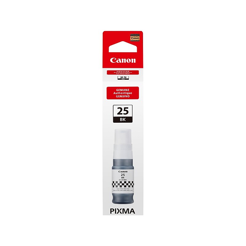 Canon GI-25 Black High Yield Ink Cartridge Refill (6280C001) image 1