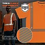Ergodyne GloWear 8292 High Visibility Short Sleeve T-Shirt, ANSI Type R Class 2, Orange, Medium (22243)~#|#~0D3434DE-8F0D-4973-B4E25F38F8CF8582_sc7