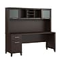 Bush Home Somerset 72"W Office Desk with Drawers and Hutch, Mocha Cherry (SET018MR)~#|#~0D402E9A-C754-451E-87D35741F2ACE99F_sc7