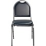 NPS 9200 Series Vinyl Padded Stacking Chair, Midnight Blue/Silvervein (9204-SV)~#|#~0D40BFE5-3B86-4616-A0FAFD9898B174B2_sc7