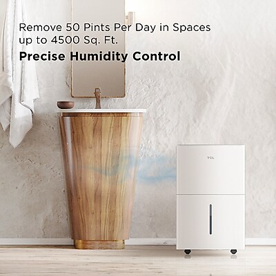 TCL 50 Pint Smart Dehumidifier - Thumbnail 3
