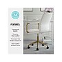 Martha Stewart Taytum Ergonomic Faux Leather Swivel Office Chair, White (CH142370WHGLD)~#|#~0D421558-41DC-43B1-B52C98EF53E74EC4_sc7