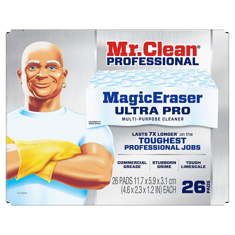 Mr. Clean Professional Magic Eraser Ultra Pro Multi-Purpose Cleaner, 26/Carton (17406) image 1