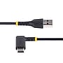 StarTech.com 6.6ft USB-A to USB-C Cable, Charge/Sync, Right-Angled USB C, Heavy-Duty, Black (R2ACR-2M-USB-CABLE)~#|#~0D4A934F-52FF-4B4C-98BD536A713F8912_sc7