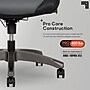 Sharper Image S-950 Heated Ergonomic Polyurethane Swivel Executive Massage Chair, Gray/Black (52755M-GRYBLK)~#|#~0D4CD473-B829-47BB-9FABD44D601C9115_sc7