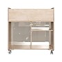 Flash Furniture Bright Beginnings Mobile 6-Section Storage Cart, 33.5"H x 31.5"W x 13"D, Brown (MK-KE24268-GG)~#|#~0D4DA28A-2FE1-4B3C-A9FE21A960172C53_sc7
