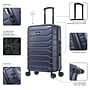 InUSA Trend 24" Hardside Suitcase, 4-Wheeled Spinner, TSA Checkpoint Friendly, Blue (IUTRE00M-BLU)~#|#~0D4DBB27-F088-43B8-B95E141A041F3375_sc7