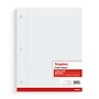 Staples College Ruled Filler Paper, 8.5" x 11", White, 200 Sheets/Pack (TR58372)~#|#~0D4DF3A0-6BBA-482D-BACA184AB3889BEF_sc7