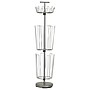 Household Essentials 3‑Tier Adjustable Revolving Shoe Rack with 36 Storage Hooks (HH2132-1)~#|#~0D4E0CDF-6A4E-4ACF-8908850843EC3252_sc7