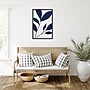 Amanti Art Modern Blue Botanical Abstract Print No 2 by The Creative Bunch Studio Wood Framed Wall Art Print, 23" x 33"~#|#~0D4E9ED4-4213-4982-8BF11AD53D5BED45_sc7