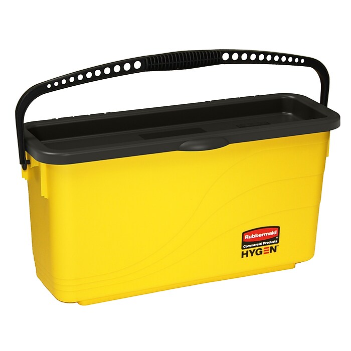 Rubbermaid Commercial Hygen Bucket, Yellow (FGQ95088YEL) | Staples