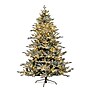 Nearly Natural 7-ft Pre-Lit Artificial Fraser Fir Flocked Christmas Tree with Instant Connect Technology (T4790)~#|#~0D55CBCB-B20E-4C07-8B2FBF023F4C9EBA_sc7