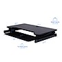 Rocelco 38"W Manual Adjustable Standing Desk Converter, Black (R DADRB)~#|#~0D587F59-70B7-4E30-86EF32BE703AC2EA_sc7