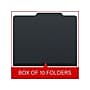 Medical Arts Press Pressboard Classification Folder, 2 Dividers, 2" Expansion, Letter Size, Black, 10/Box (DV-T42-26-3BLK)~#|#~0D5B1D87-E450-4353-98F84359A2A76B1D_sc7