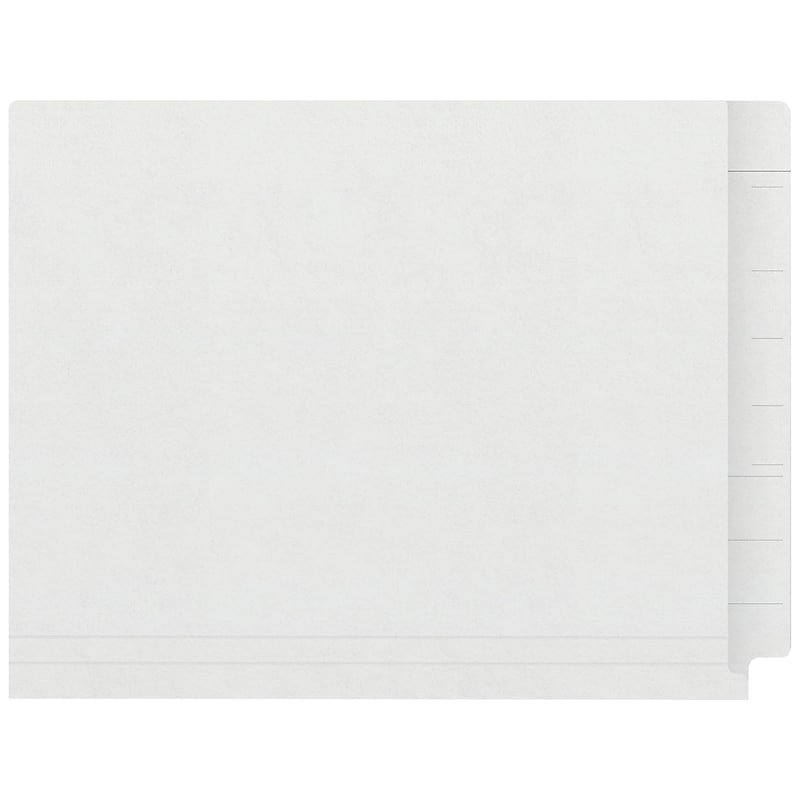 Medical Arts Press Kardex Match Recycled Reinforced End Tab File Folder, Straight Cut, Letter Size, Orange, 100/Box (53057WE) image 1
