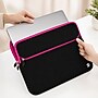 Vangoddy 15" Laptop Sleeve, Black/Pink (NBKLEA225)~#|#~0D69A0E6-95C6-44E8-8DBCE1C3B73BEB0A_sc7