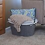 Household Essentials Woven Laundry Basket, Gray (ML-7267)~#|#~0D6B4770-1FA0-4EB4-A1225B8015F60CB7_sc7